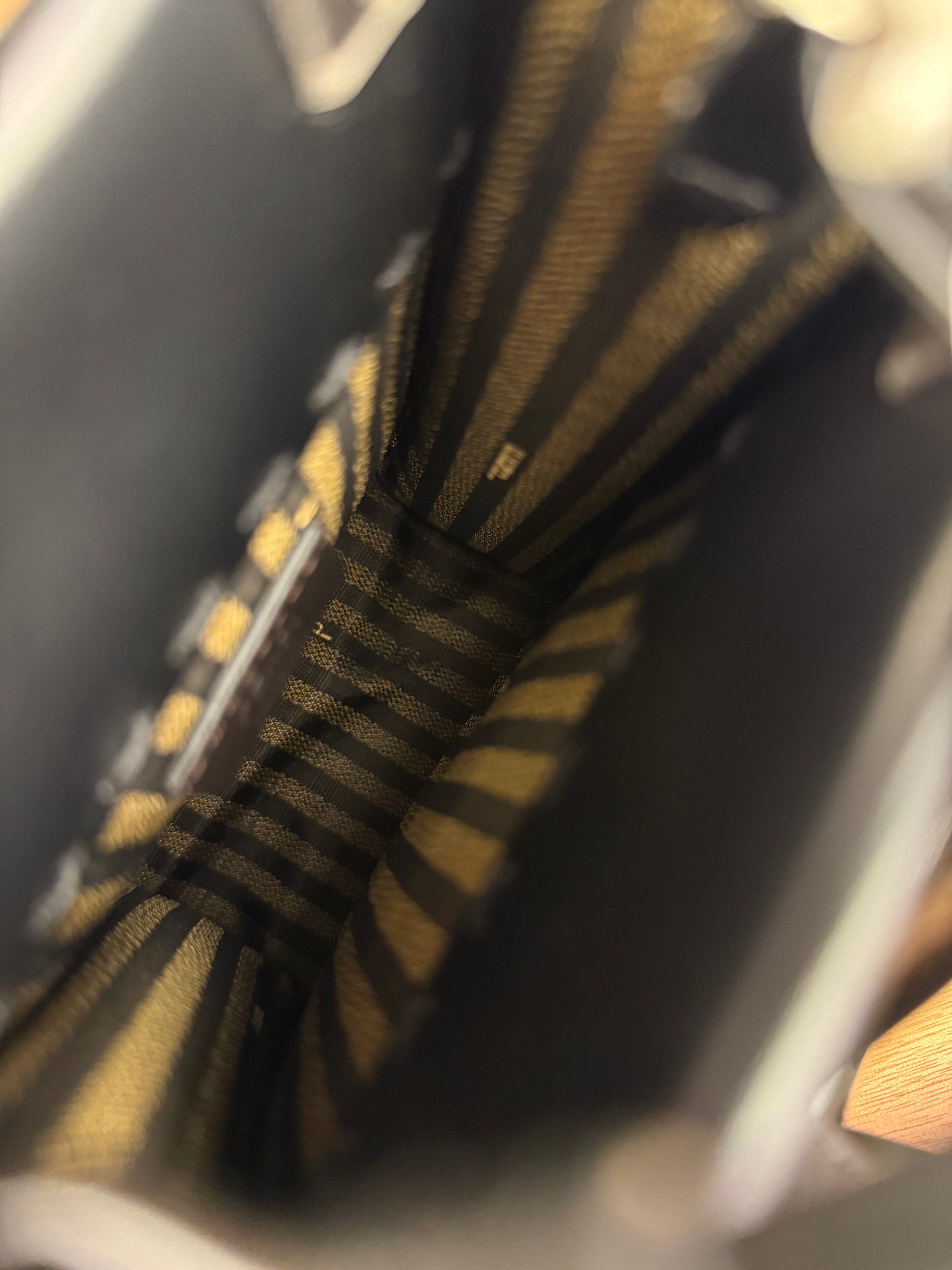 Fendi Black Mini Sunshine Shopper Tote