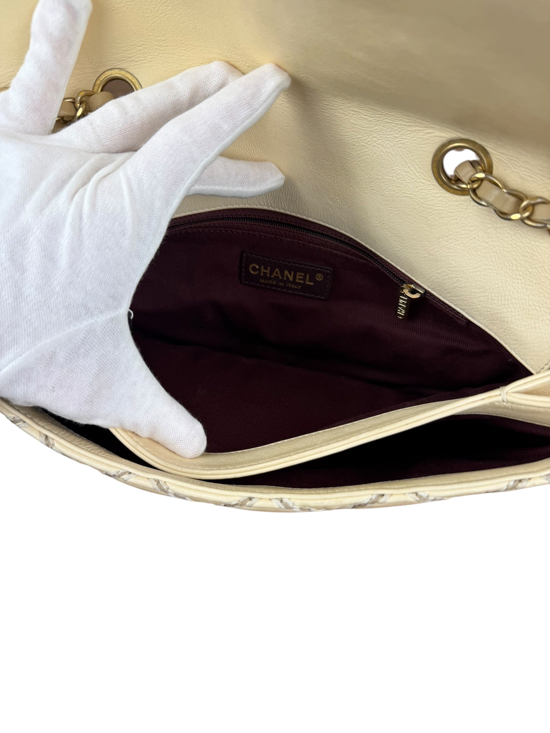 Chanel Beige Ultimate Stitch Flap 2014