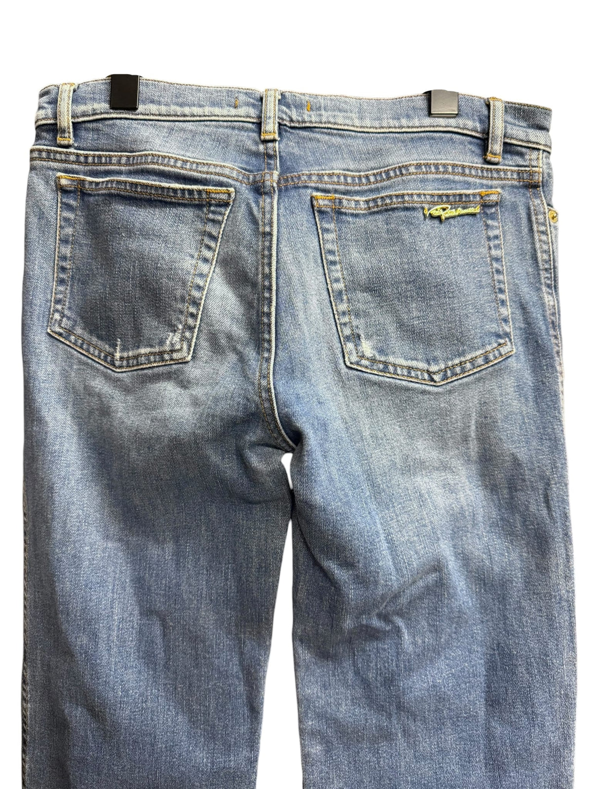 Roberto Cavalli Straight Leg Blue Denim Jeans