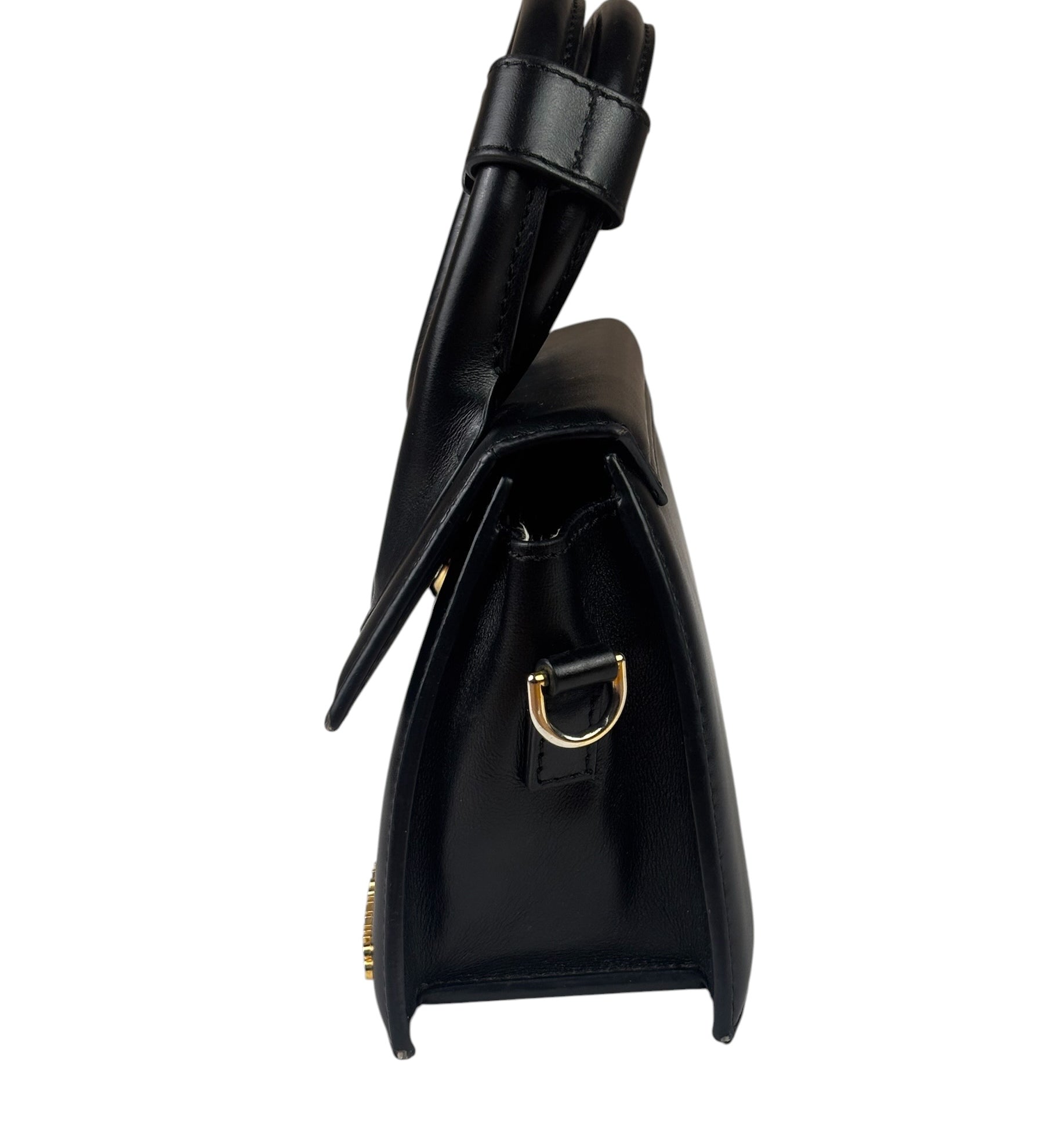 Jacquemus Black Leather The Knot Chiquito Two-Way Bag