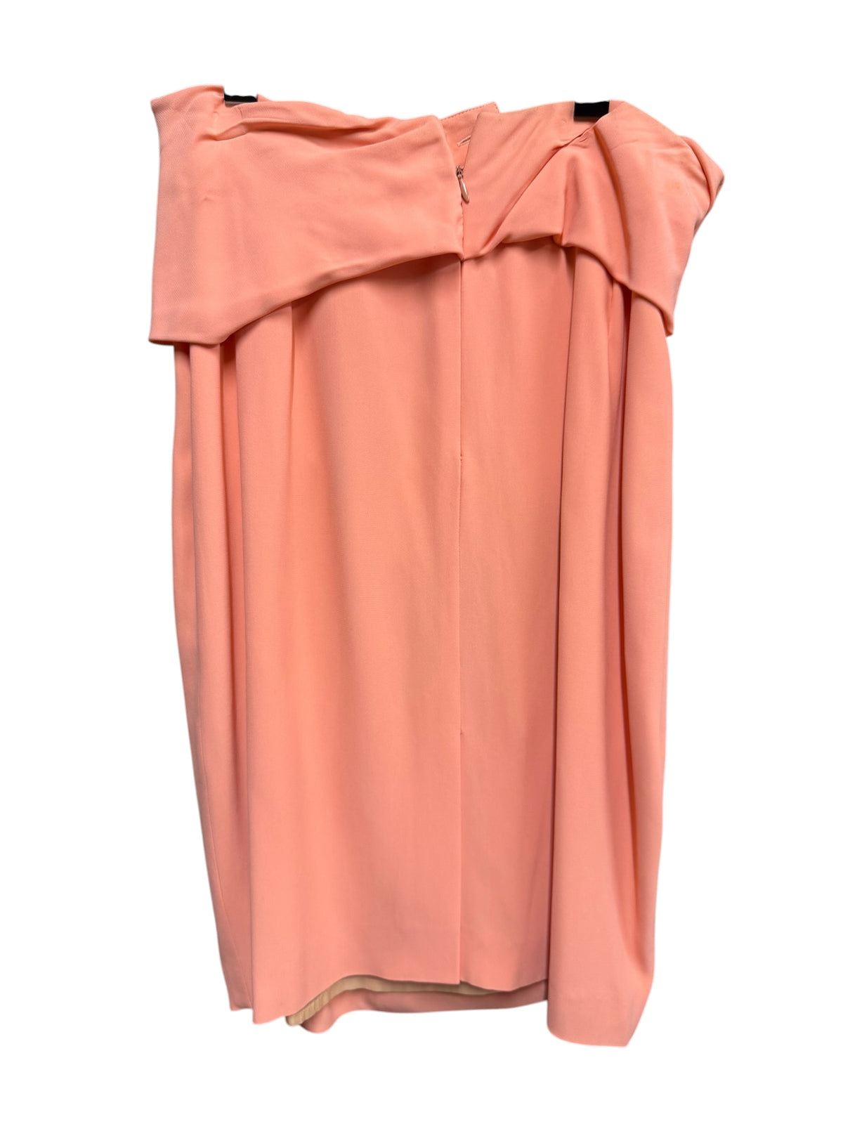Fendi Salmon-Toned Pleated Vintage Skirt