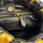 Prada Bicolor Leather Nappa Waves Tote Bag