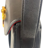 Cartier Must De Vintage Black Panthere Shoulder Bag