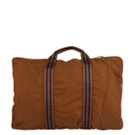 Hermes Vintage Brown Canvas Fourre Tote