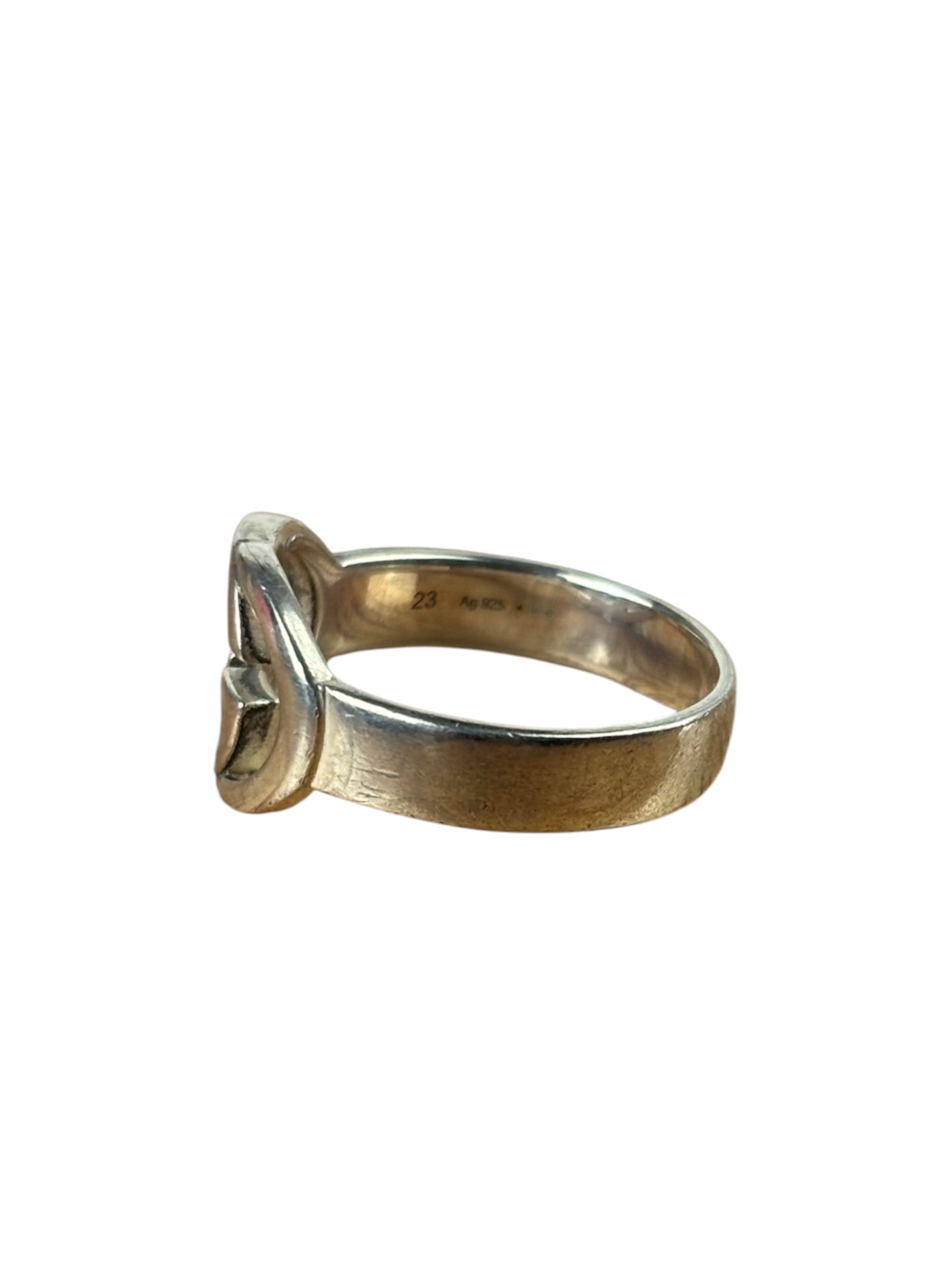 Gucci GG Sterling Silver Ring