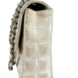 Chanel Vintage Beige Travel Line Classic Flap 2001