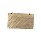 Chanel Beige Quilted Caviar Double Flap 2009
