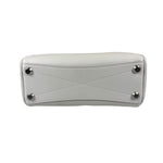 Balenciaga White Leather Bel Air Carry All Handbag
