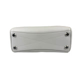 Balenciaga White Leather Bel Air Carry All Handbag
