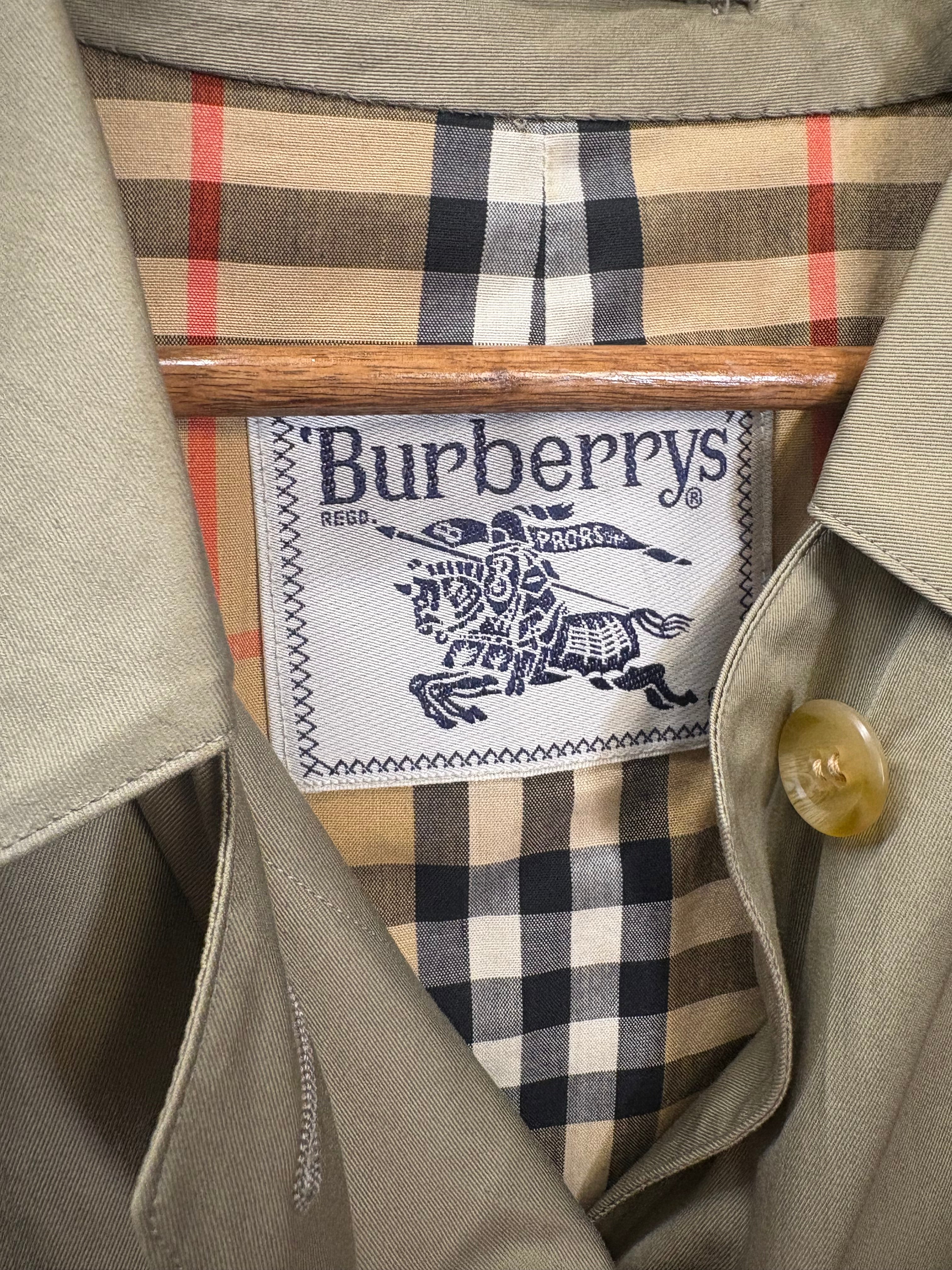 Burberry Vintage khaki Trench Coat
