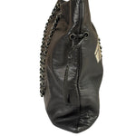 Chanel Black Leather CC Mirrored Mosaic Chain Tote 2008