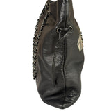 Chanel Black Leather CC Mirrored Mosaic Chain Tote 2008