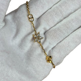 Christian Dior Gold Toned Charm Bracelet