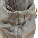 Prada Black Tessuto Nylon Leather Trim Hand Bag