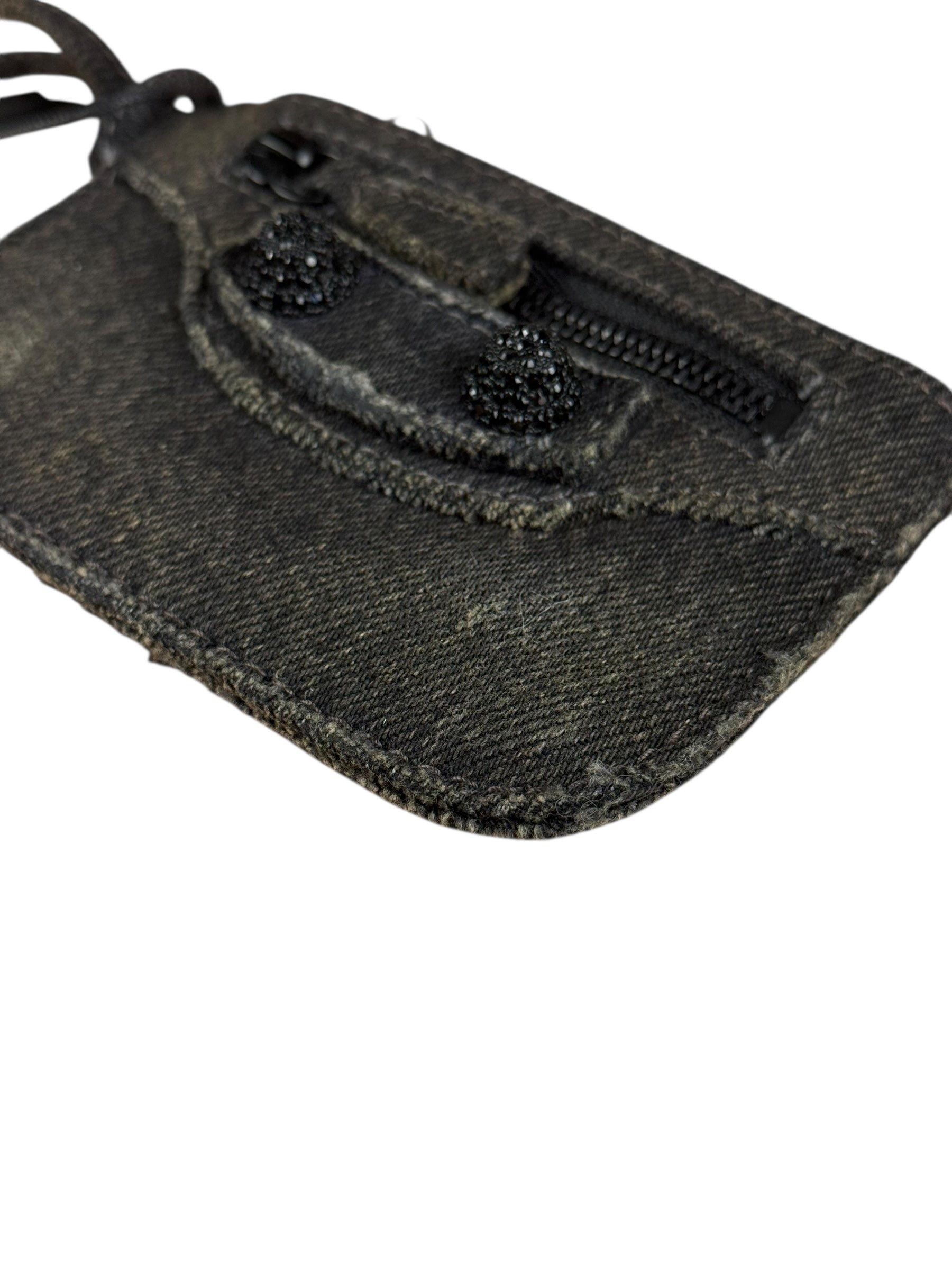 Balenciaga Le Cagole Zip Pouch Denim