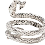 Vivienne Westwood Albane Snake 925 Silver Ring