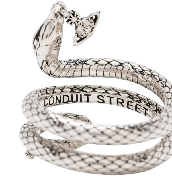 Vivienne Westwood Albane Snake 925 Silver Ring