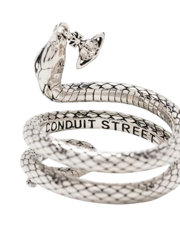 Vivienne Westwood Albane Snake 925 Silver Ring