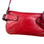 Chloe Red Leather Mini Paddington Pochette