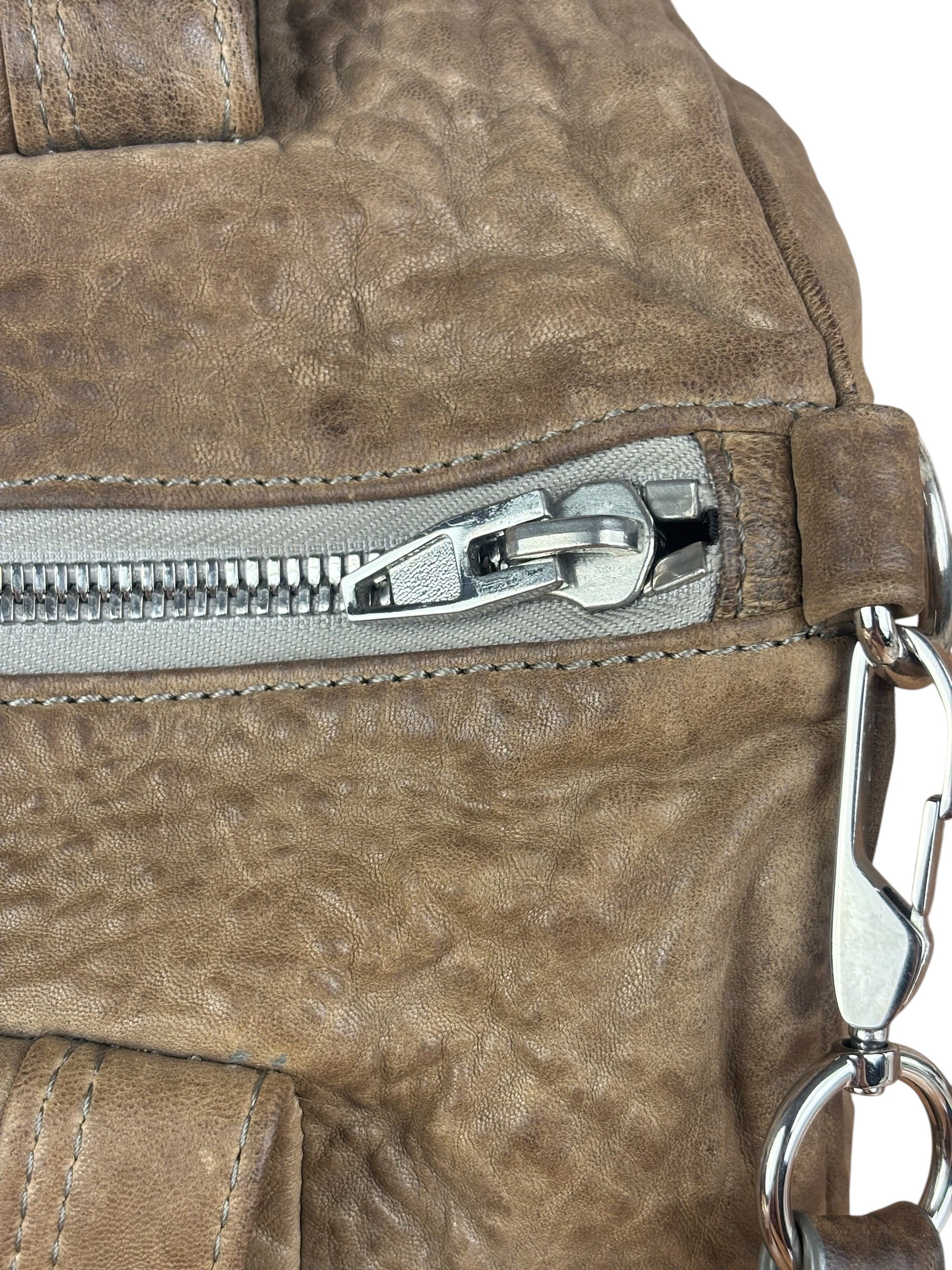 Alexander Wang Tan Beige Leather Rocco Satchel Two-Way Bag