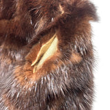 Vintage Brown Mink Fur Coat