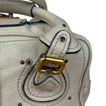 Chloé Ivory Leather Mini Paddington Handbag