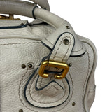 Chloé Ivory Leather Mini Paddington Handbag