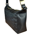 Chanel CC Chocolate Leather Shoulder Bag 2000