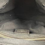 Saint Laurent Vintage Black Leather Top Handle Bag