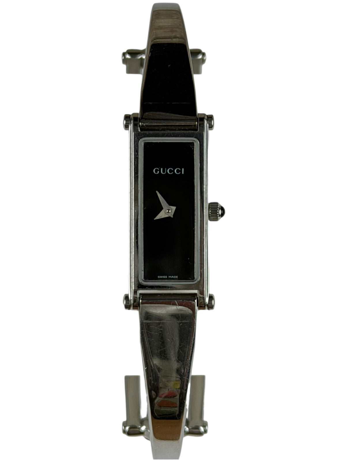 Gucci 1500L Black Dial Bangle Band