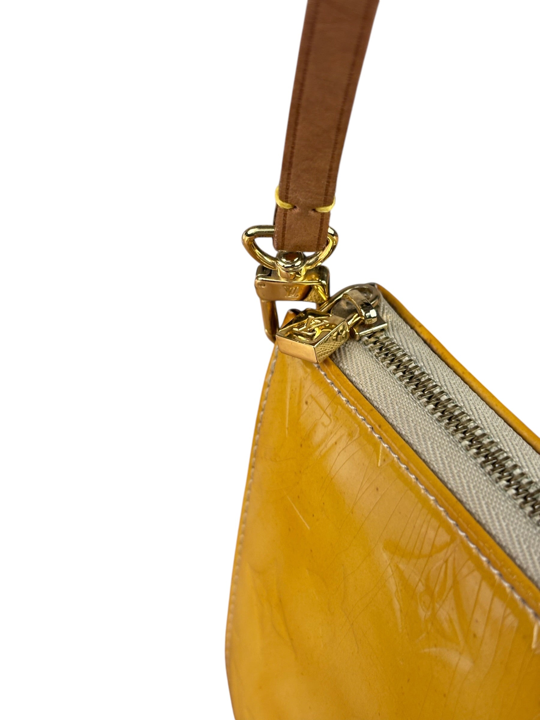 Louis Vuitton Yellow Vernis Lexington Pochette