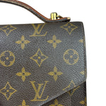 Louis Vuitton Monogram Monceau Lock Shoulder Bag