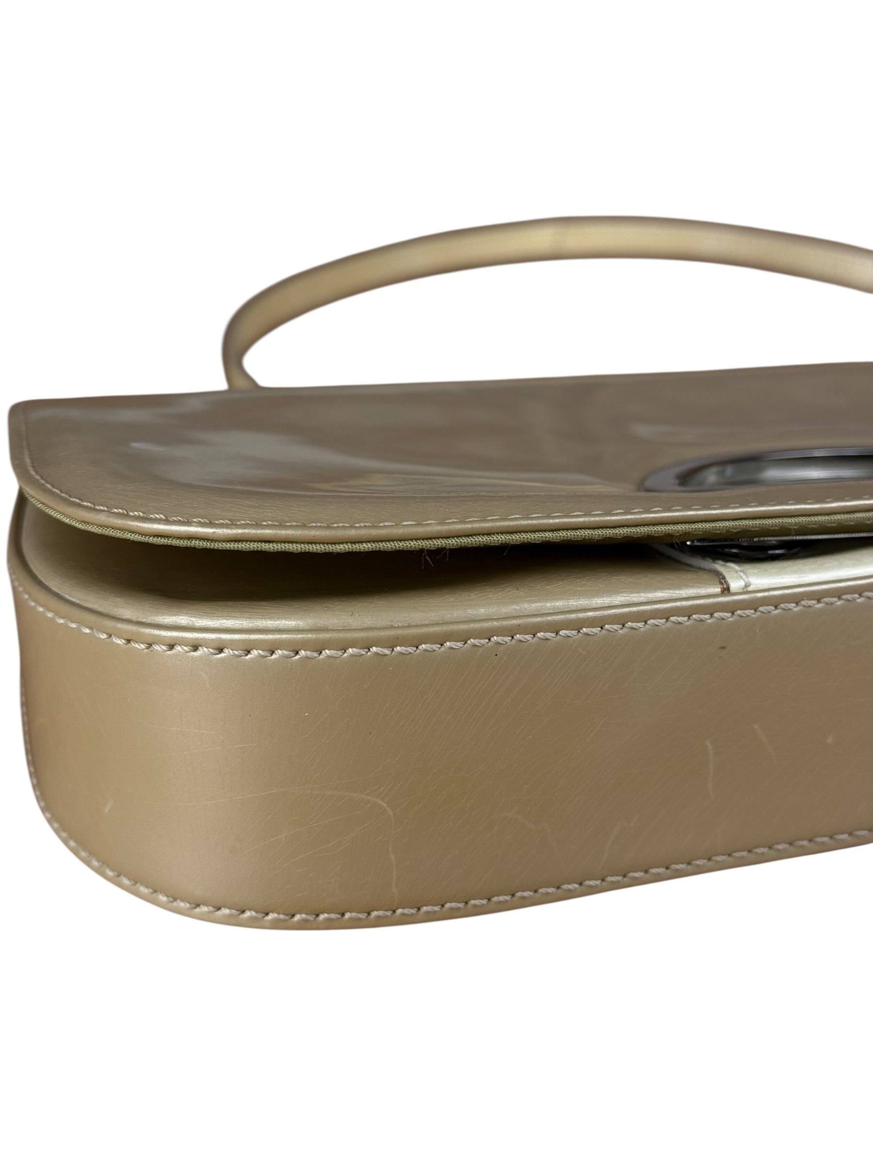 Christian Dior Vintage Patent Leather Malice Shoulder Bag