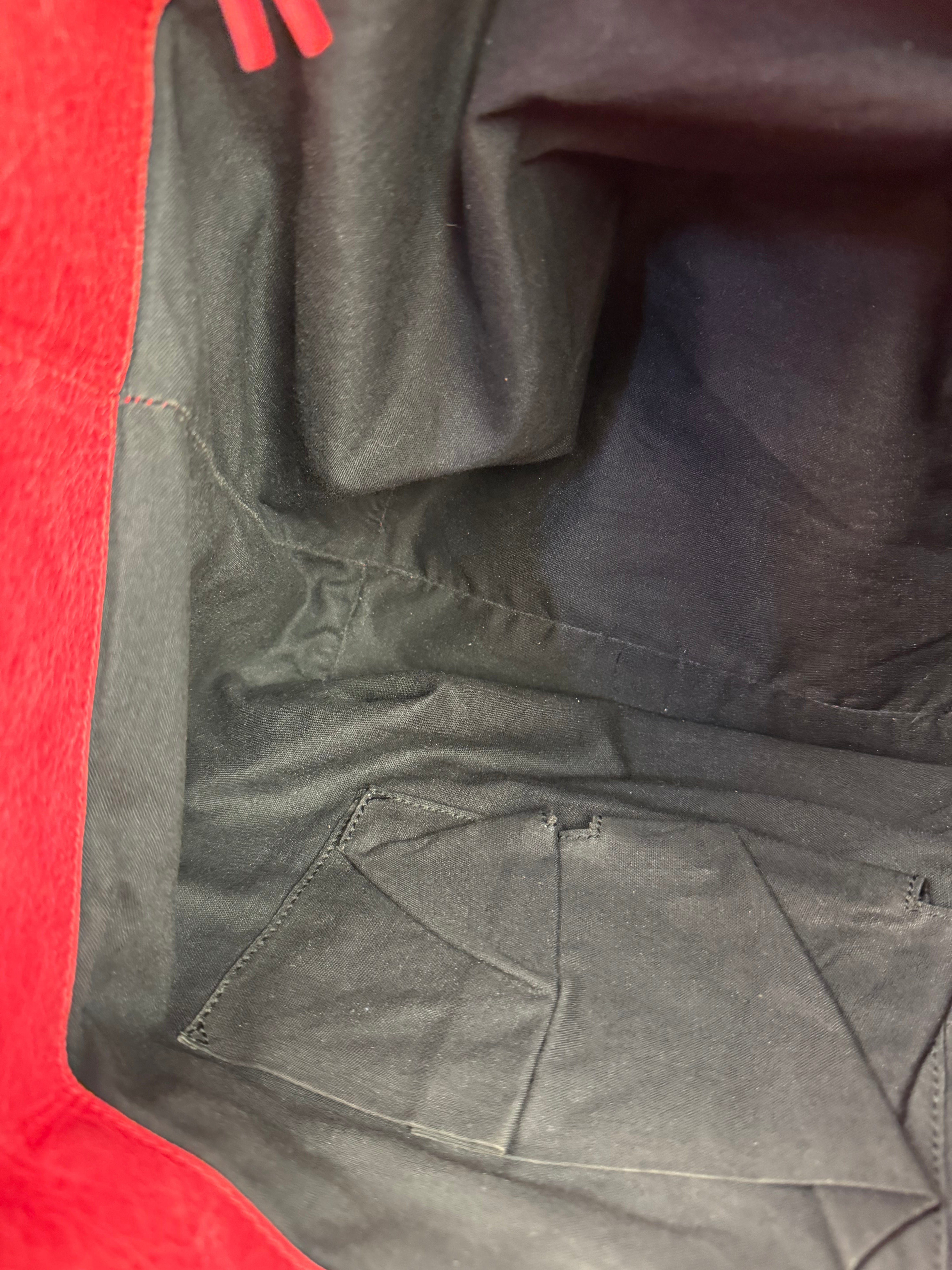 Balenciaga Red Leather Le City Tote