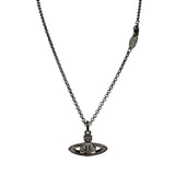 Vivienne Westwood Silver Toned Bas Relief Pendant Necklace