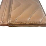Yves Saint Laurent Dusty Rose Leather Cassandre Cardholder