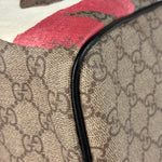 Gucci Beige Leather Gg Supreme Italian Flag Joy Boston Bag