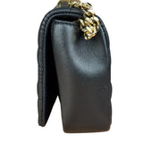 Burberry Black Quilted Leather Lola Shoulder Bag