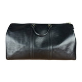 Louis Vuitton Noir Epi Leather Keepall 55