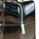 Chanel Black Patent Chocolate Bar Bowler Bag 2002
