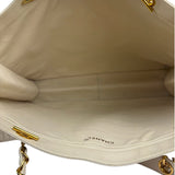 Chanel Vintage Beige Leather Timeless Tote 1996
