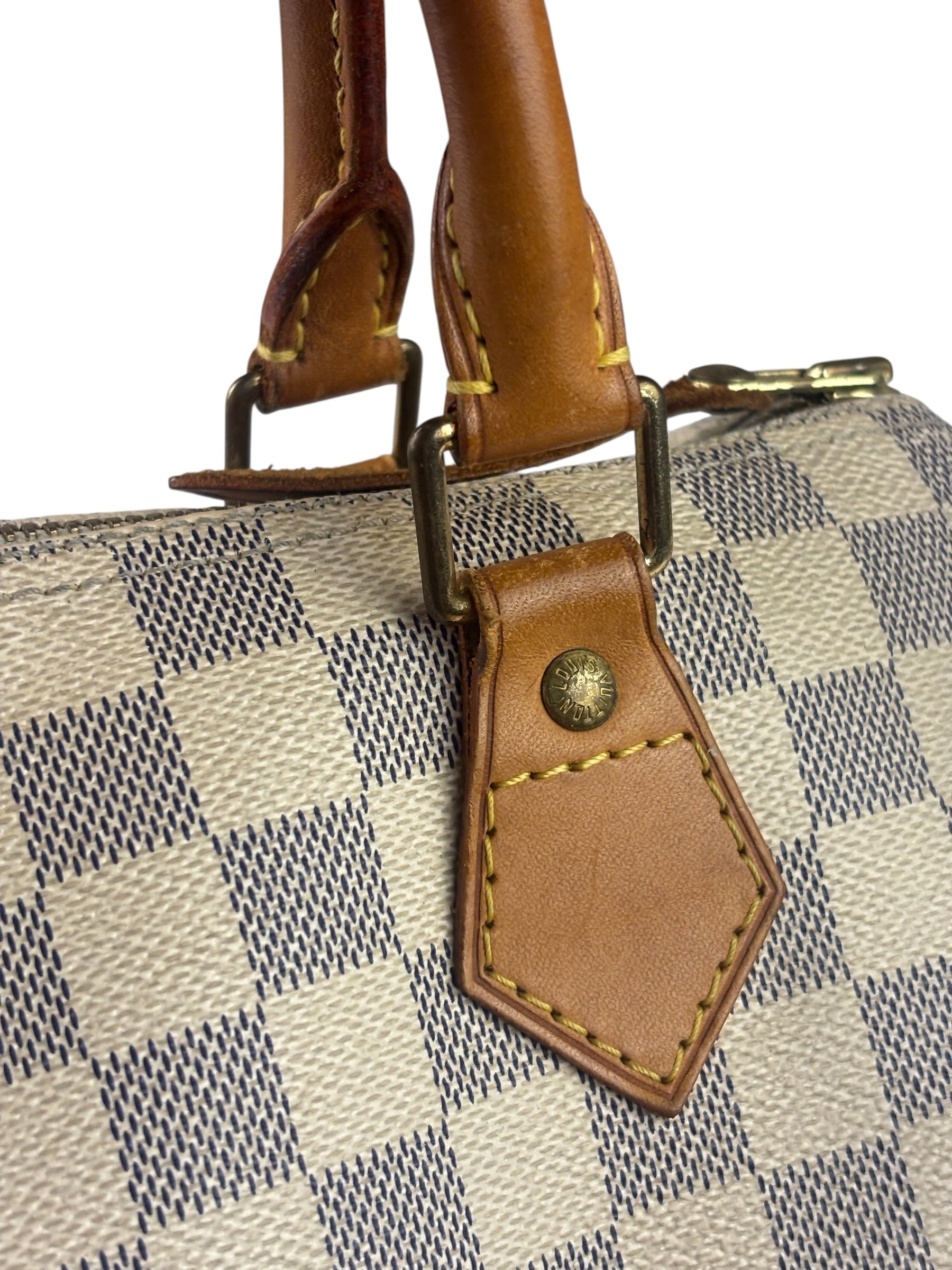 Louis Vuitton Diamier Azur Speedy 25