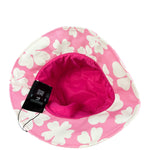 Miu Miu Pink Floral Canvas Bucket Hat