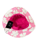 Miu Miu Pink Floral Canvas Bucket Hat
