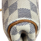 Louis Vuitton Damier Azur Eva Clutch Shoulder Bag
