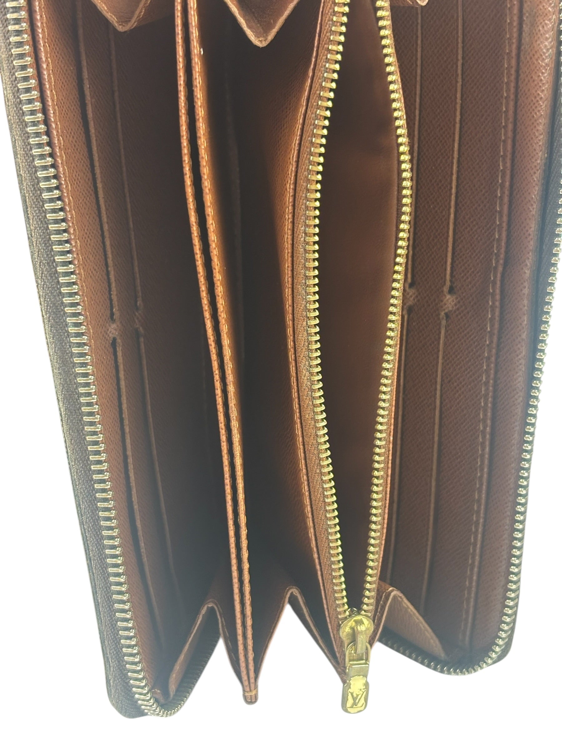 Louis Vuitton Monogram Zip-Around Long Wallet