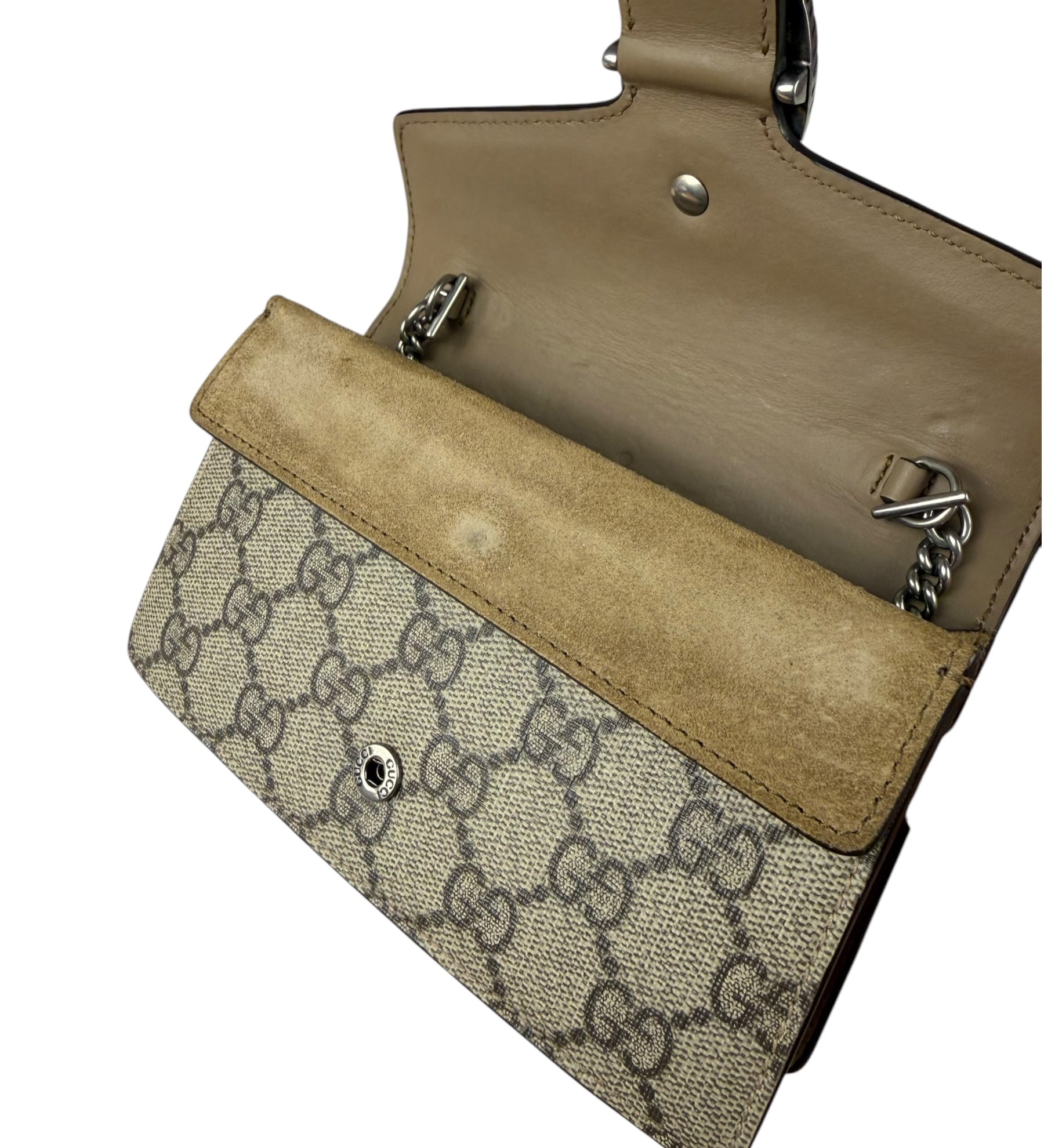 Gucci Beige Dionysus Mini Crossbody Bag
