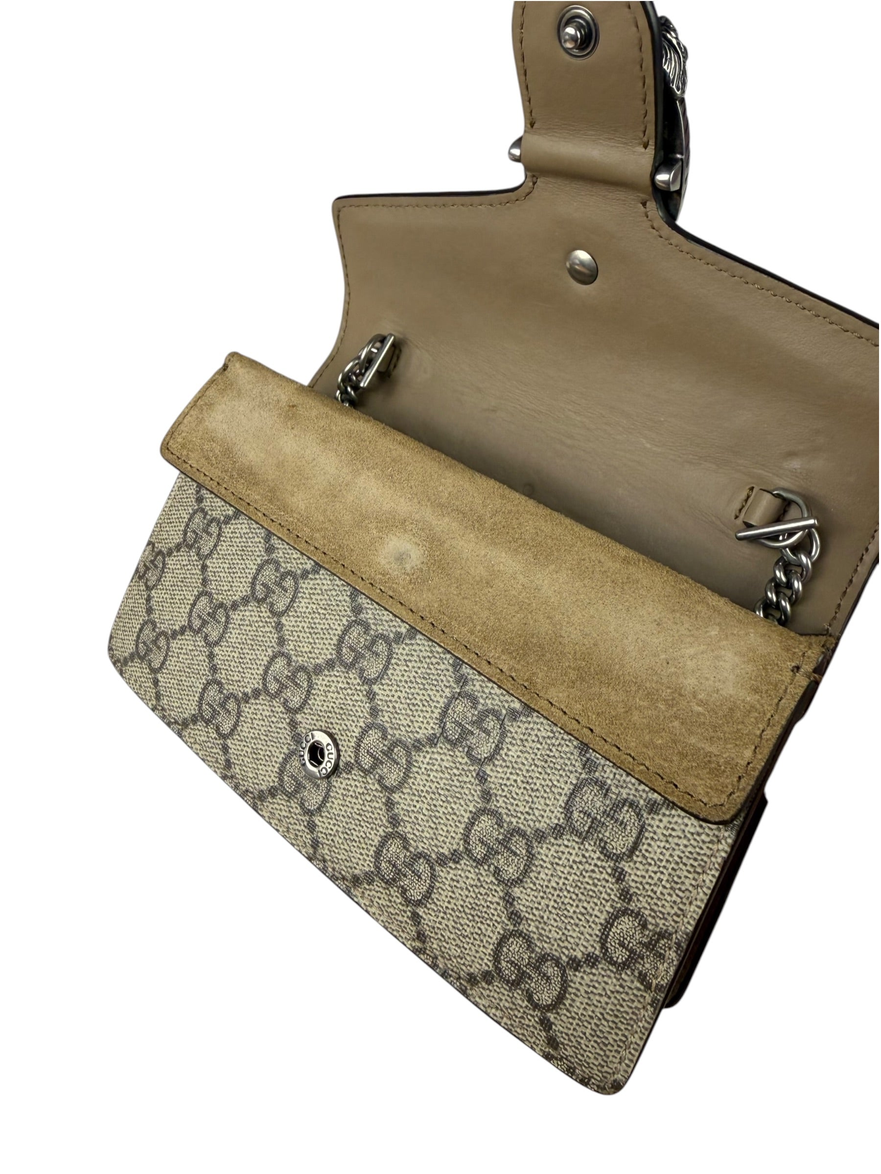Gucci Beige Dionysus Mini Crossbody Bag