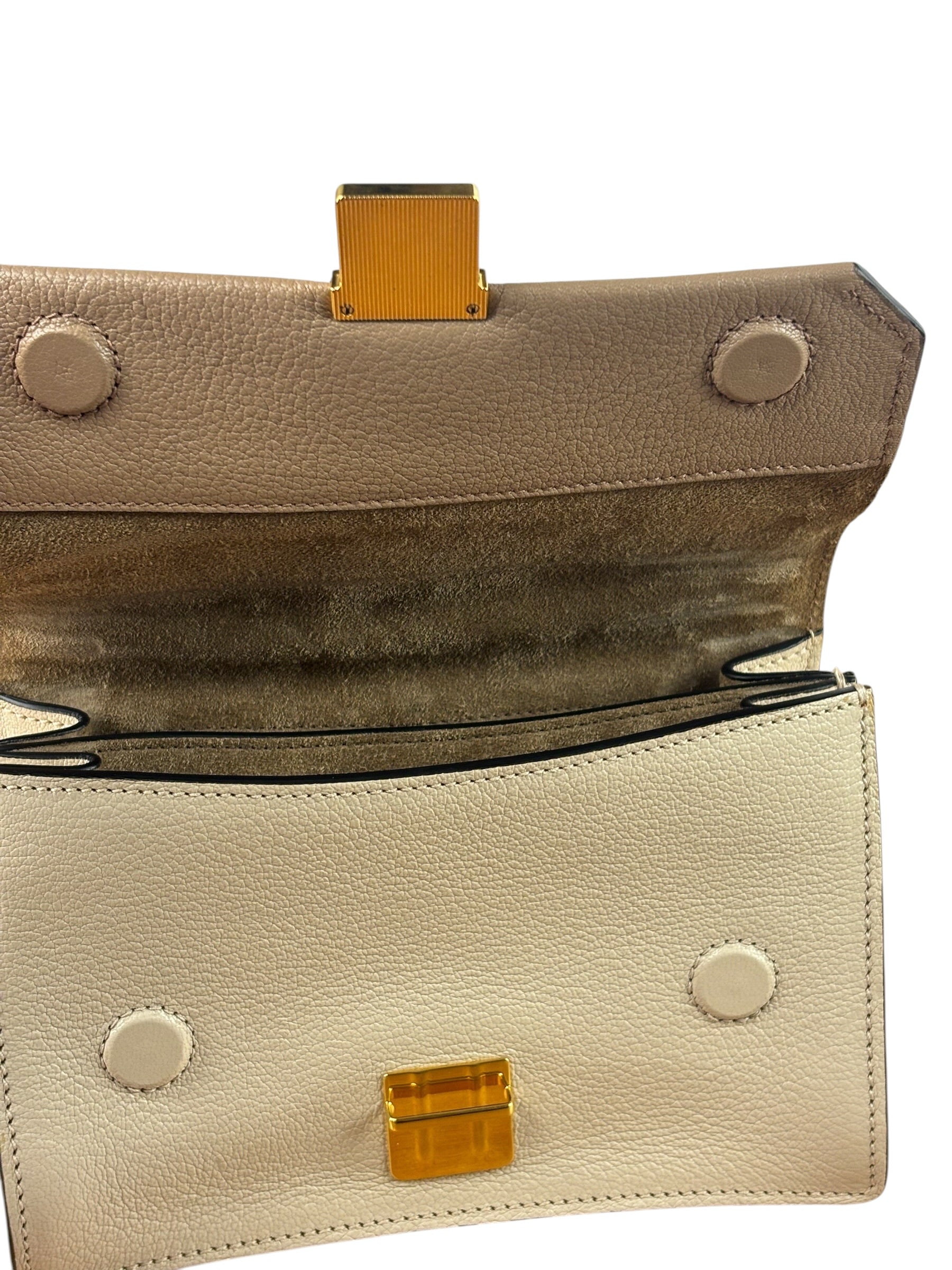 Miu Miu Beige/Cream Madras Small Crossbody Bag