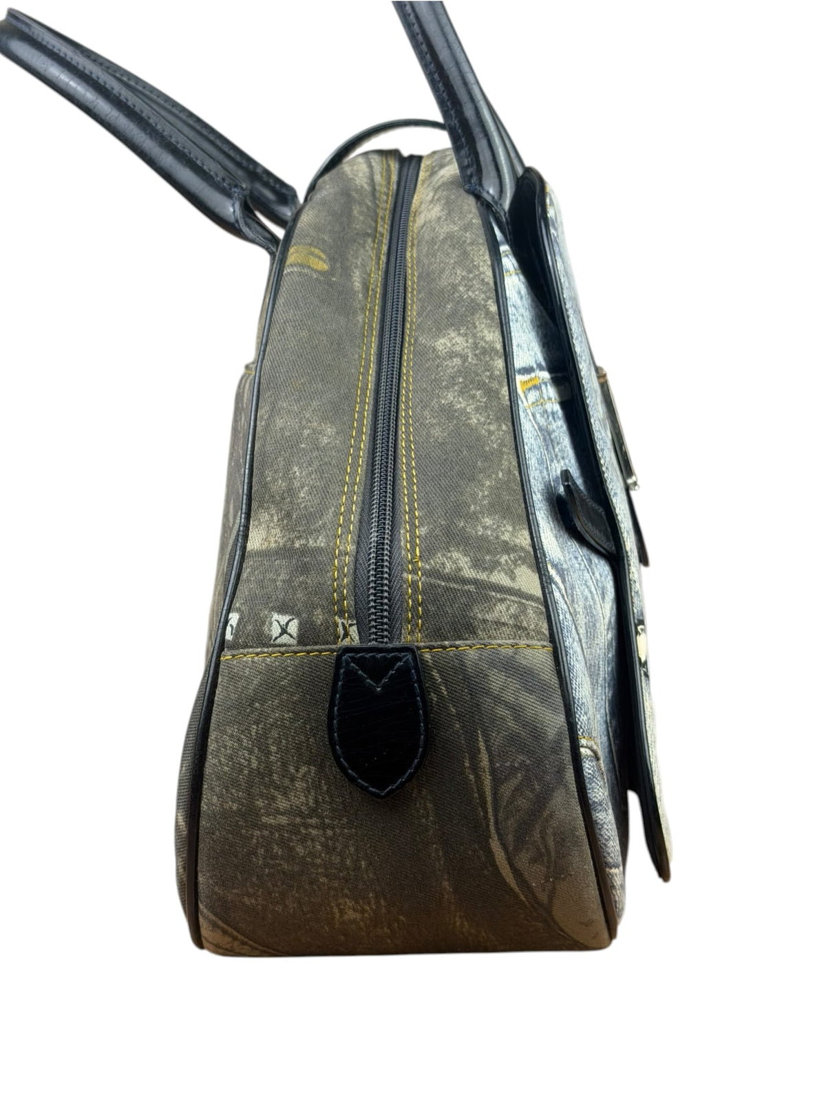 Christian Dior Denim Speedway Double Saddle Bag